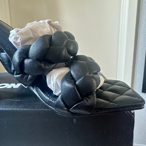 NEW - Sunday Brunch Heeled Sandals - Black sz. 5.5 - Picture 12 of 13